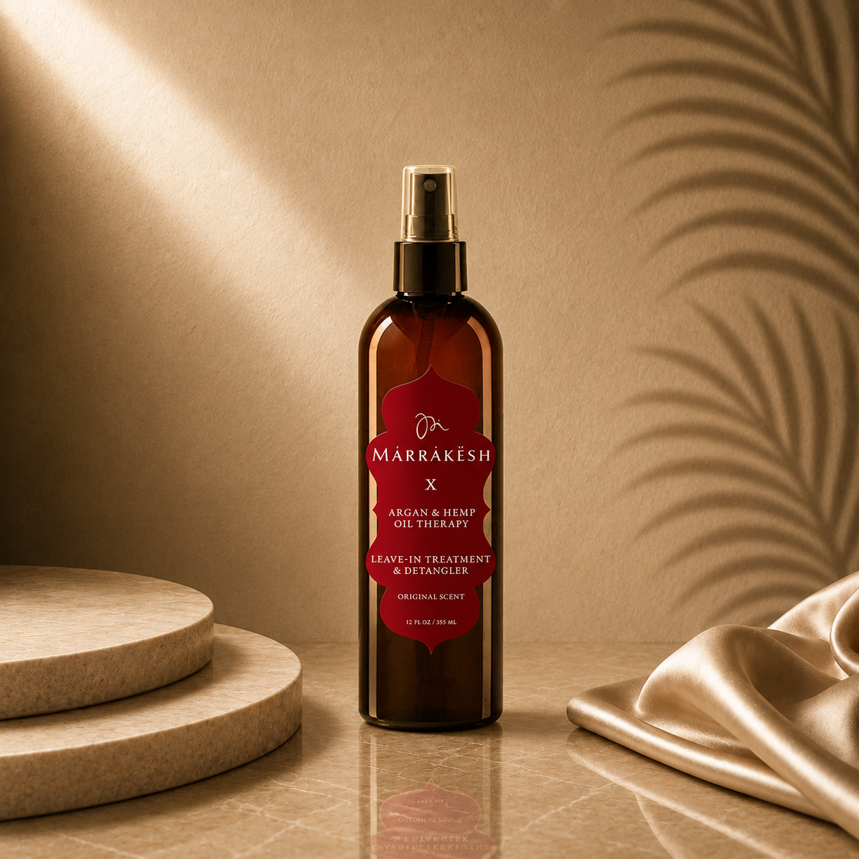 Ds Hair By Dalia Marrakesh The Softness Mist Ritual in 355ml bottle, leave-in treatment for soft, silky hair.