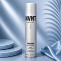 Ds Hair By Dalia NVNT 500ml finishing hairspray bottle with blue cap and spray nozzle, ideal for holding hairstyles in place.