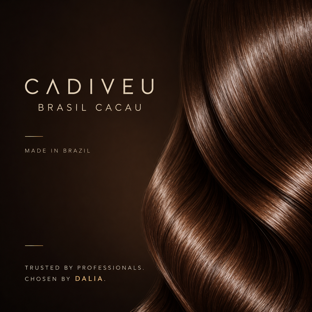 Ds Hair by Dalia Titanium Styling Iron Ritual with Brazil Cacau for smooth, shiny hair styling.