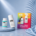 K18 Repair Essentials Ritual Set by Ds Hair By Dalia, featuring K18 hair repair products on a clean, minimalist background.