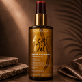 Cadiveu Brazil Cacau Acai Therapy Anti-Frizz Elixir Ritual bottle, 110ml, with a sleek design and vibrant purple label.