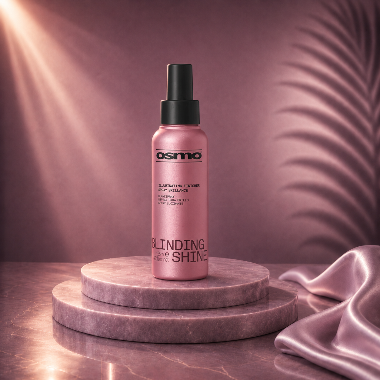Ds Hair By Dalia Illuminating Gloss Spray Ritual in 125ml bottle, providing shiny, radiant hair with a luminous finish.