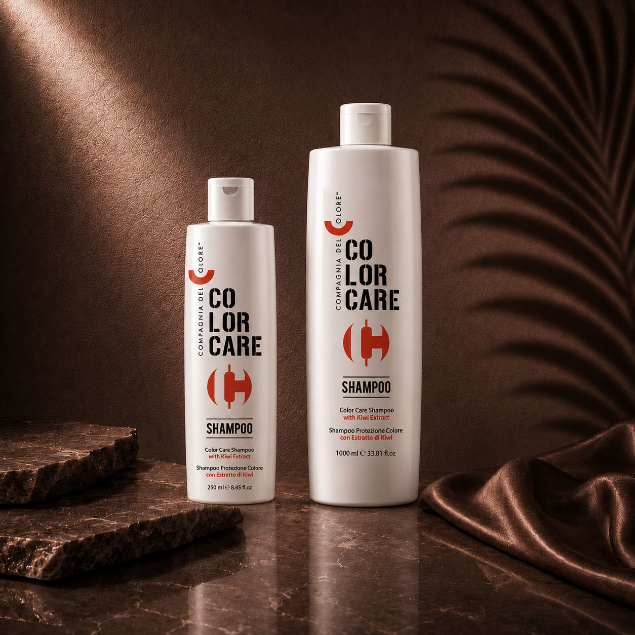 Ds Hair By Dalia Colour Preservation Shampoo Ritual CDC duo bottle set for maintaining vibrant hair color.