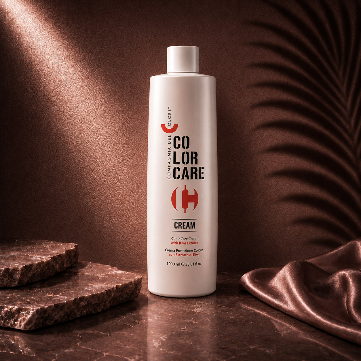 Ds Hair By Dalia Colour Preservation Conditioner Ritual in 1L bottle, rich cream formula for maintaining vibrant hair color.