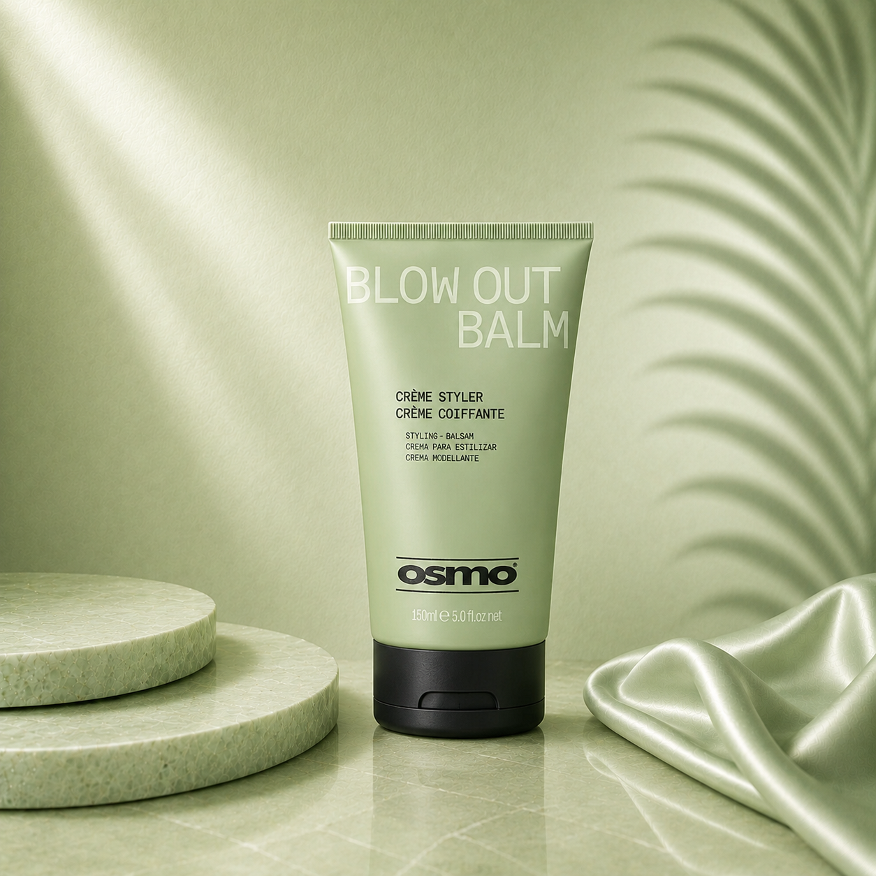 Osmo Ds Hair By Dalia 150ml Blowdry Creme Ritual in a white tube, smooth cream for blow-drying and styling hair.