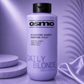 Osmo Ds Hair By Dalia Daily Blonde Silver Shampoo bottle, 400ml, with silver and purple design, ideal for blonde hair care.