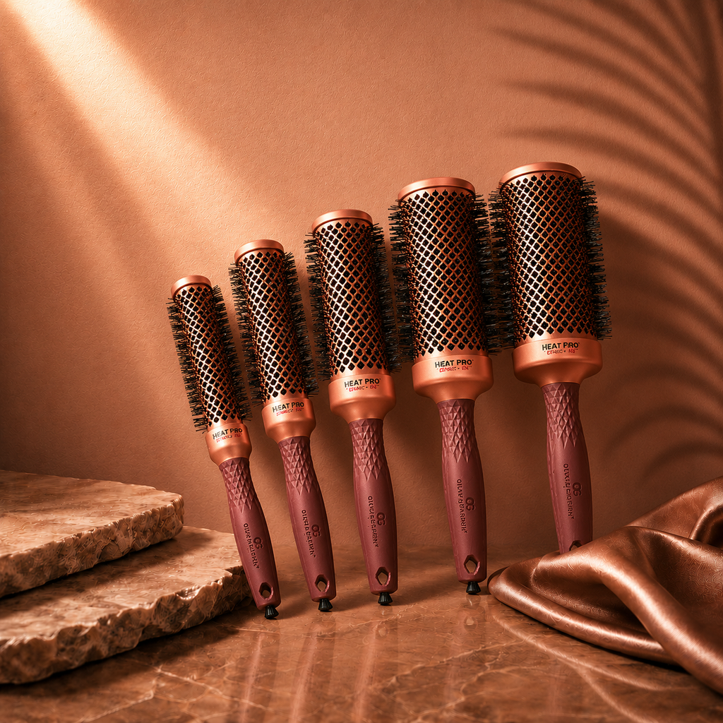 Olivia garden HeatPro Speed XL Brush Ritual by Ds Hair By Dalia, showcasing a professional styling brush with heat-resistant bristles.