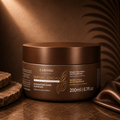 Ds Hair By Dalia Cadiveu Brazil Cacau 200g Intensive Anti-Frizz Mask Ritual in a jar, creamy hair treatment with cocoa extract.