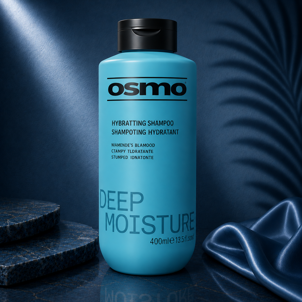 Ds Hair By Dalia Osmo Hydration Recovery Shampoo 400ml bottle with moisturizing formula and natural ingredients.