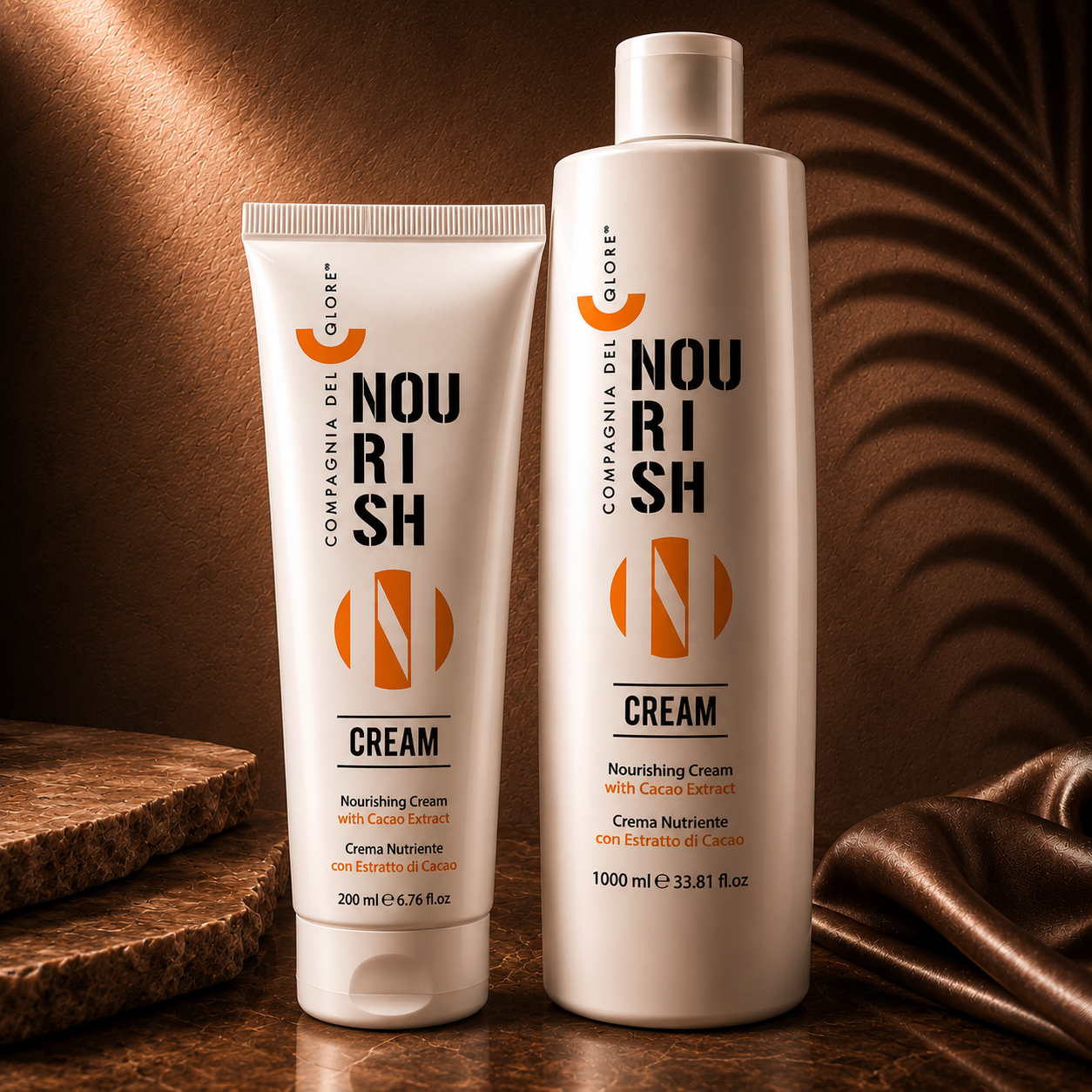 Ds Hair By Dalia Nourishing Silk Conditioner Ritual CDC duo with bottles of nourishing conditioner for silky, healthy hair.