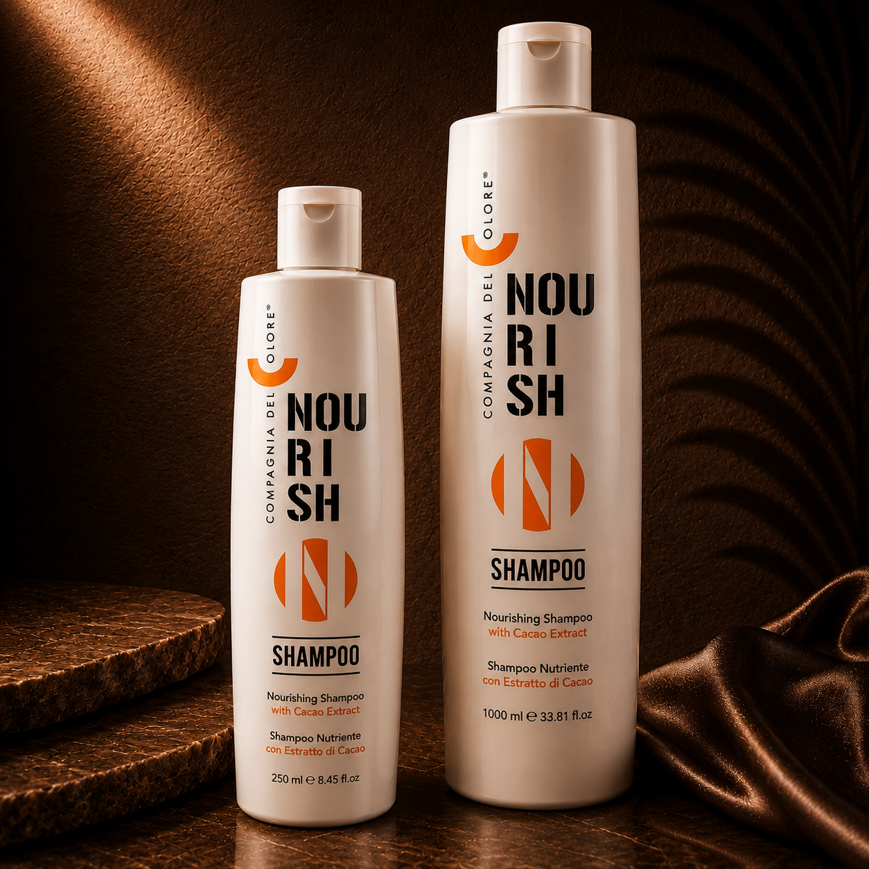 Ds Hair By Dalia Daily Nourish Shampoo Ritual CDC duo featuring nourishing shampoo bottles with natural ingredients.