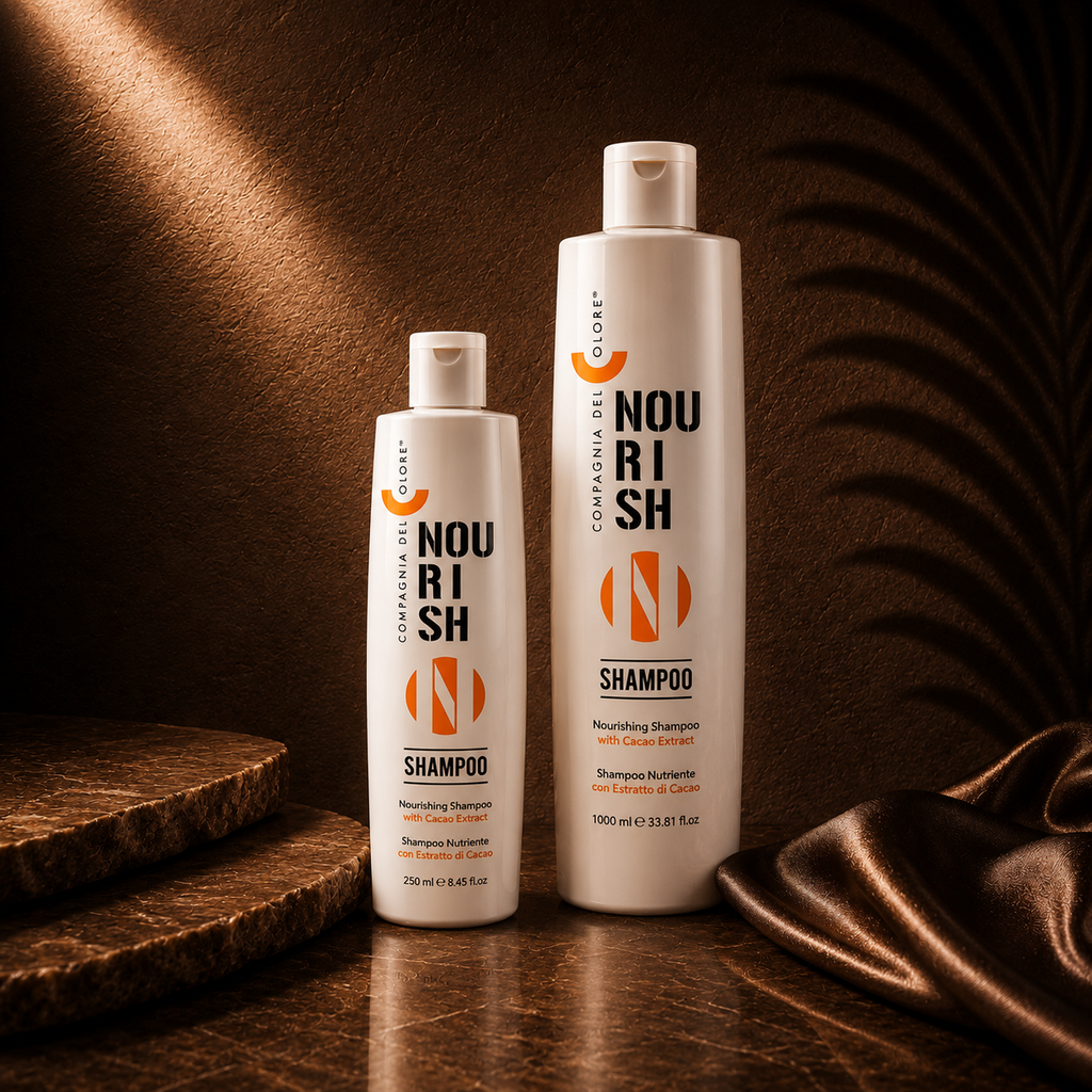 Ds Hair By Dalia Daily Nourish Shampoo Ritual CDC duo, featuring nourishing shampoo bottles with natural ingredients and sleek design