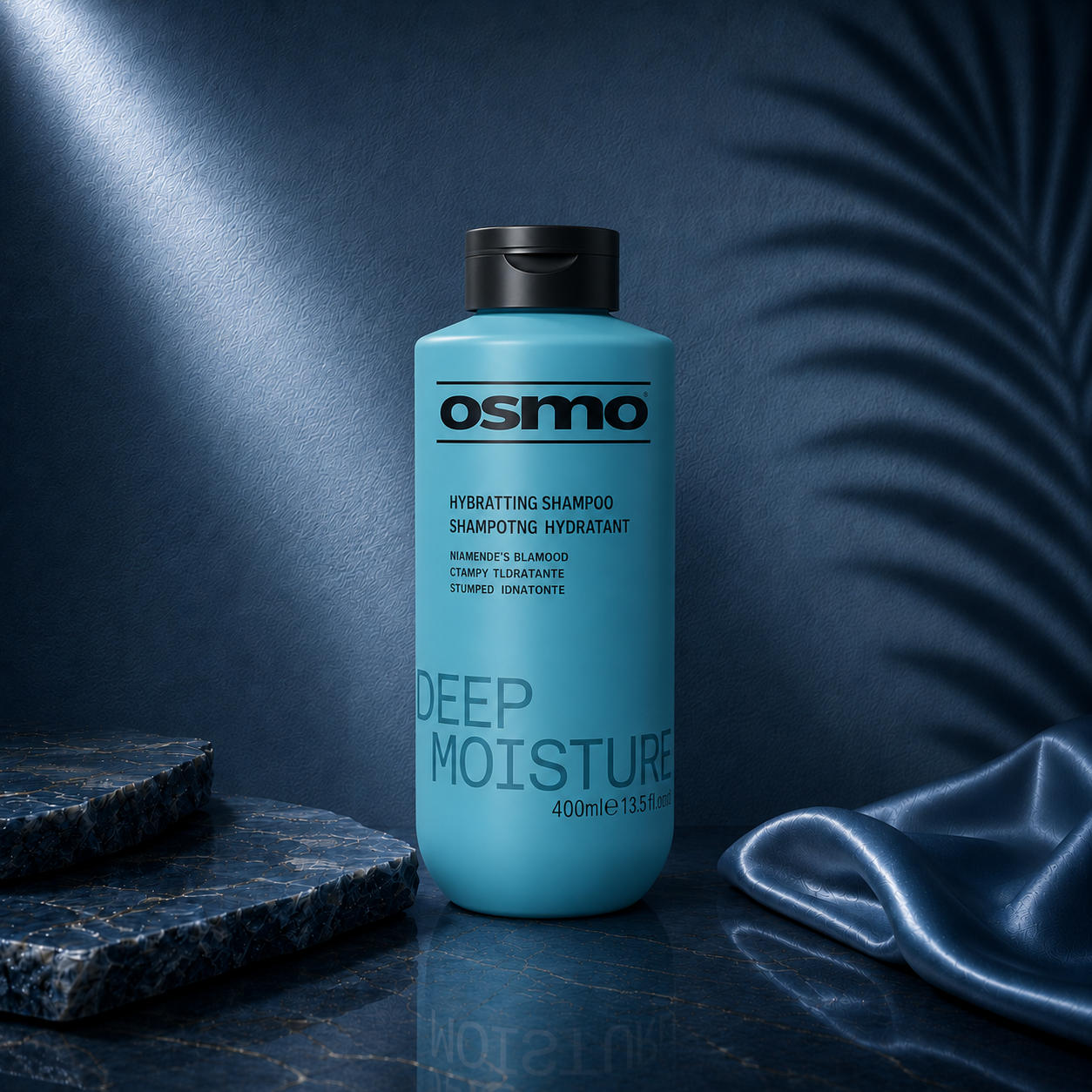 Ds Hair By Dalia Osmo Hydration Recovery Shampoo in 400ml bottle, with nourishing formula for moisture and hair health.