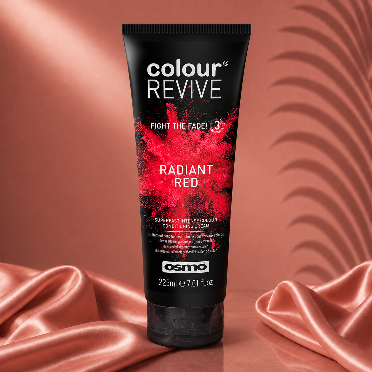 Osmo Ds Hair By Dalia Colour Revive Mask Ritual with radiant red color for vibrant, refreshed hair appearance.