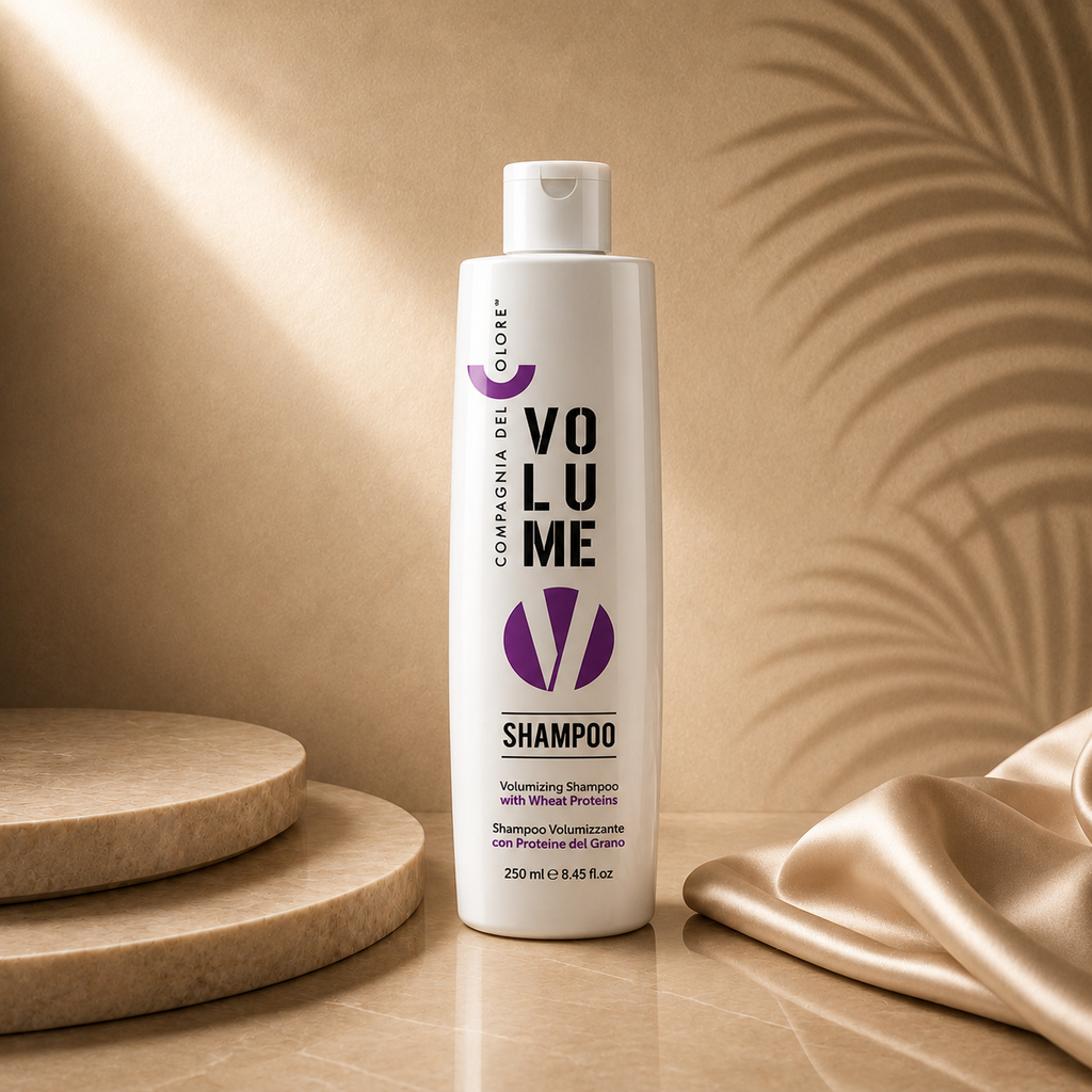 Ds Hair By Dalia Volume Shampoo Ritual in 250ml bottle, featuring a sleek design and clear labeling for thick, voluminous hair.