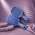 Ds Hair By Dalia Effortless Brush Ritual Hairware with colorful bristles for detangling wet or dry hair effectively.